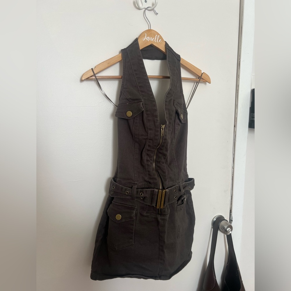 Fashion Nova Chloe Cargo Mini Dress